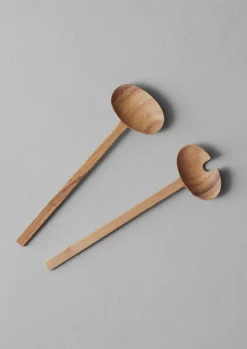 Kitchen|Tableware-TOAST Acacia Wood Salad Servers NaturalWood