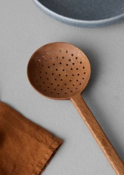 Tableware-TOAST Acacia Wood Slotted Spoon NaturalWood