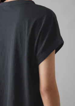 Jersey|Tops & Tees-TOAST Alda Organic Cotton Easy Tee Coal