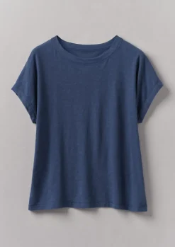 Jersey|Tops & Tees-TOAST Alda Organic Cotton Easy Tee Thistle
