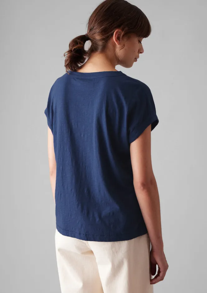 Jersey|Tops & Tees-TOAST Alda Organic Cotton Easy Tee Thistle