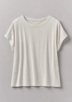 Jersey|Tops & Tees-TOAST Alda Organic Cotton Easy Tee Pebble