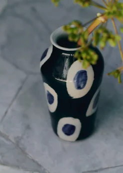 Decorative Pieces|Ceramics-TOAST Ali Hewson Cobalt Dash Vase Cobalt/Black