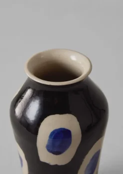 Decorative Pieces|Ceramics-TOAST Ali Hewson Cobalt Dash Vase Cobalt/Black