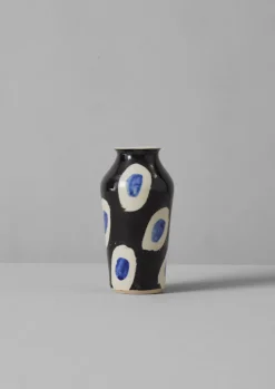 Decorative Pieces|Ceramics-TOAST Ali Hewson Cobalt Dash Vase Cobalt/Black