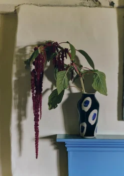 Decorative Pieces|Ceramics-TOAST Ali Hewson Cobalt Dash Vase Cobalt/Black