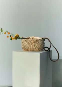 Outdoor|Baskets-TOAST Amy Krone Oval Foraging Tote Natural