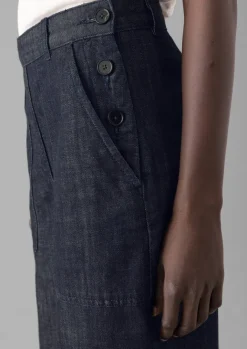 Denim|Workwear-TOAST Annie Organic Denim Full Length Jeans Indigo