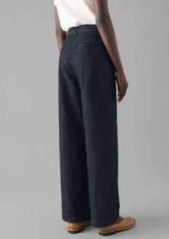 Denim|Workwear-TOAST Annie Organic Denim Full Length Jeans Indigo