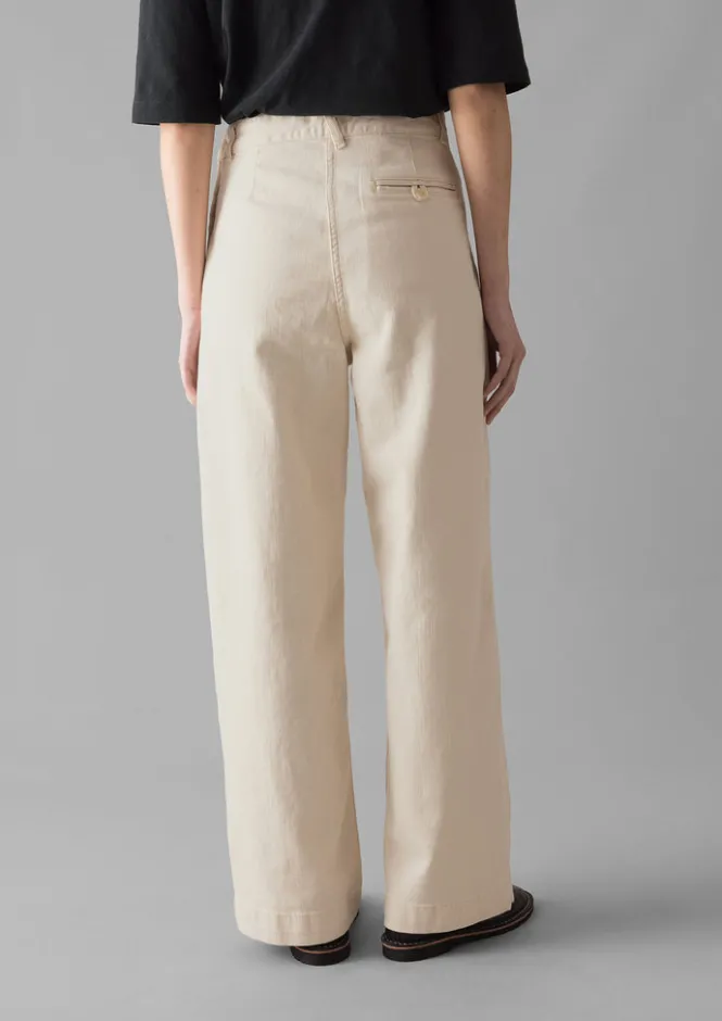 Denim|Jeans-TOAST Annie Organic Denim Full Length Jeans Ecru