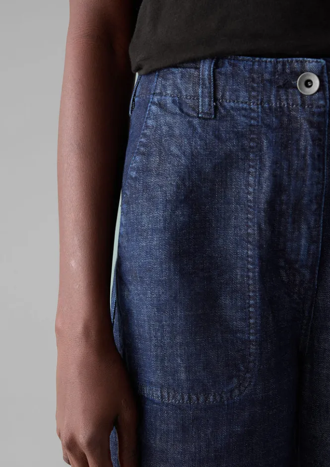 Denim|Workwear-TOAST Ashley Organic Cropped Jeans Indigo