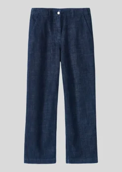 Denim|Workwear-TOAST Ashley Organic Cropped Jeans Indigo