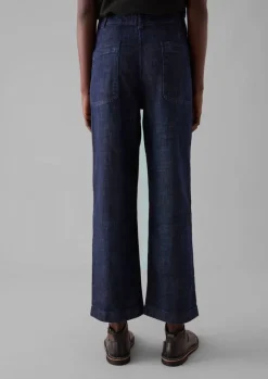 Denim|Workwear-TOAST Ashley Organic Cropped Jeans Indigo