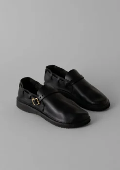 Shoes-TOAST Aurora Leather Shoes Black
