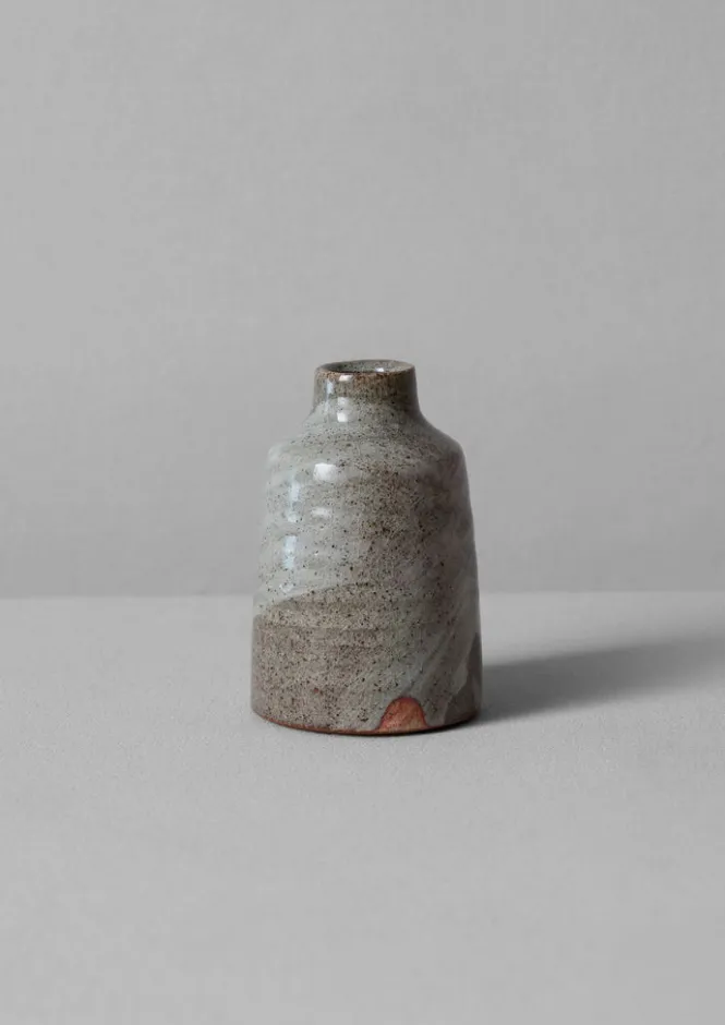 Decorative Pieces|Ceramics-TOAST Bert Jones Bottle Vase SpeckledGrey