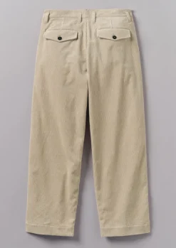 Cord|Trousers-TOAST Bill Organic Cord Wide Leg Trousers Moonstone