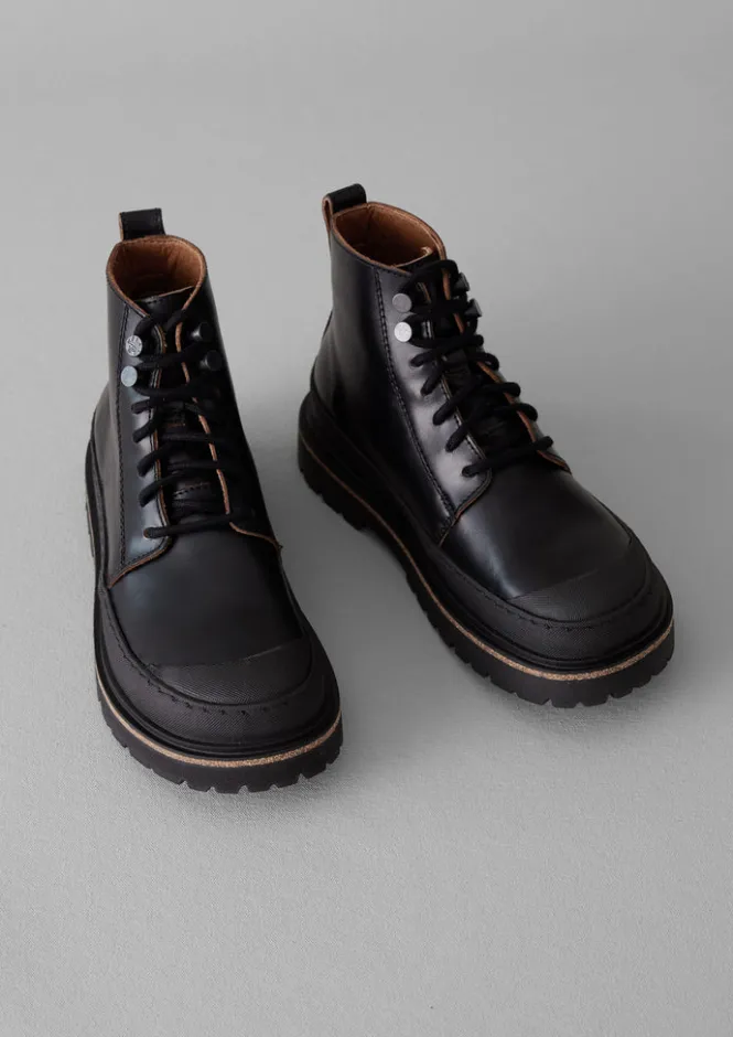 Boots-TOAST Birkenstock Prescott Lace Up Boots Black