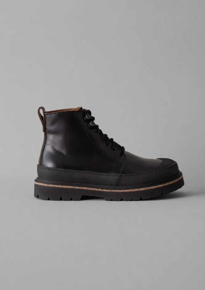Boots-TOAST Birkenstock Prescott Lace Up Boots Black