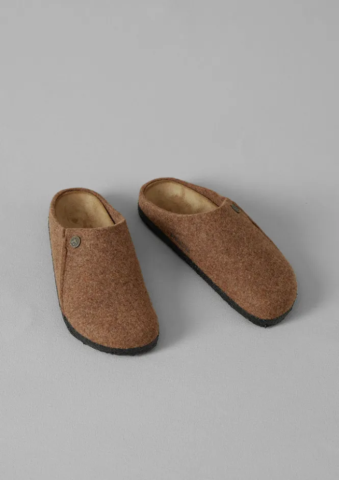 Slippers|Nightwear-TOAST Birkenstock Zermatt Standard Slippers Toffee