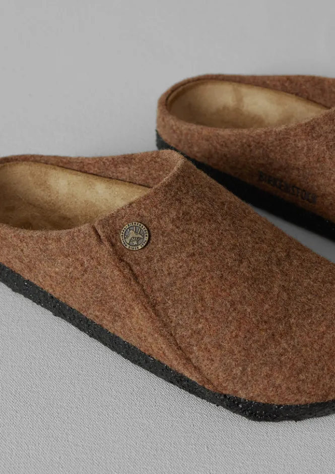 Slippers|Nightwear-TOAST Birkenstock Zermatt Standard Slippers Toffee