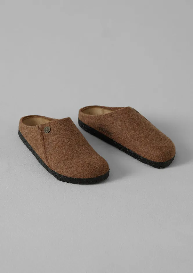 Slippers|Nightwear-TOAST Birkenstock Zermatt Standard Slippers Toffee