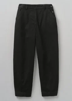 Denim|Jeans-TOAST Denim Side Button Trousers Black