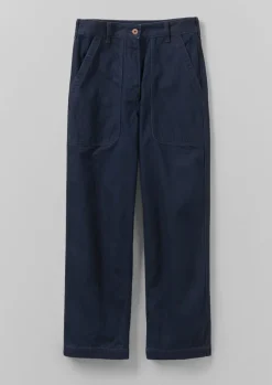 Denim|Jeans-TOAST Blackhorse Lane Long Crop Jeans Indigo