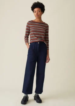 Denim|Jeans-TOAST Blackhorse Lane Long Crop Jeans Indigo