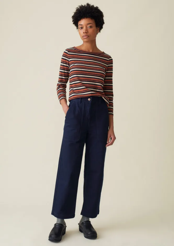 Denim|Jeans-TOAST Blackhorse Lane Long Crop Jeans Indigo