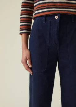 Denim|Jeans-TOAST Blackhorse Lane Long Crop Jeans Indigo