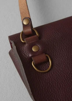 Bags & Belts-TOAST Bleu De Chauffe Mini Workwear Bag Burgundy