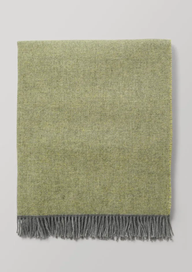 Textiles|Blankets & Throws-TOAST Brior Wool Blanket Pollen/Anthracite