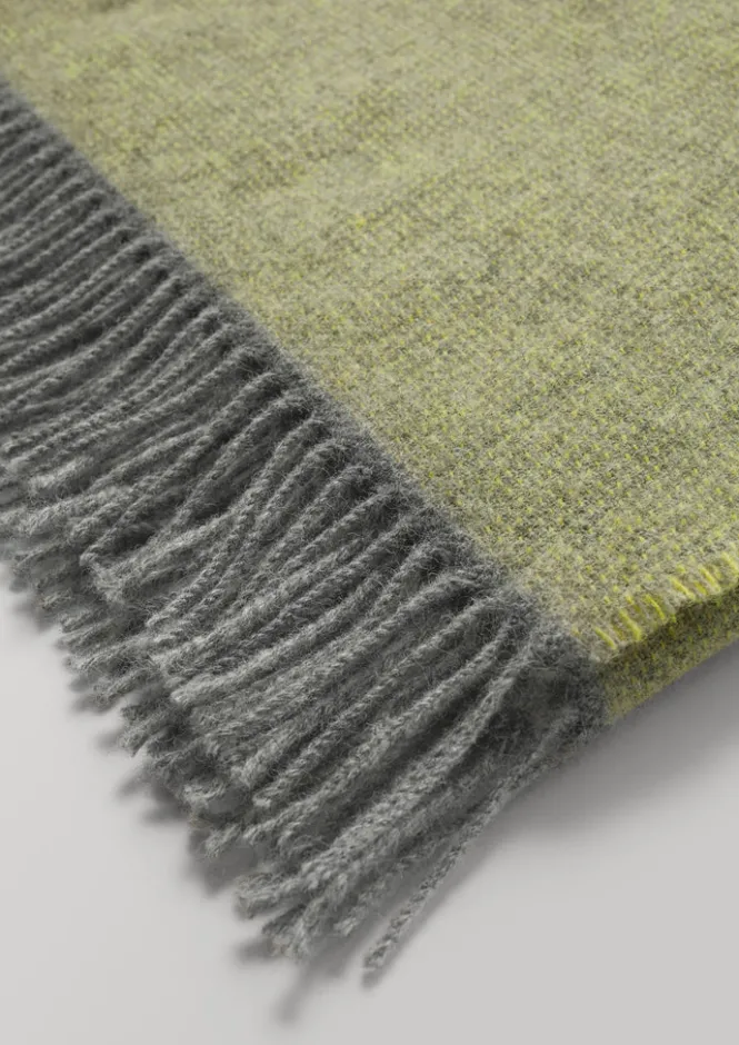 Textiles|Blankets & Throws-TOAST Brior Wool Blanket Pollen/Anthracite
