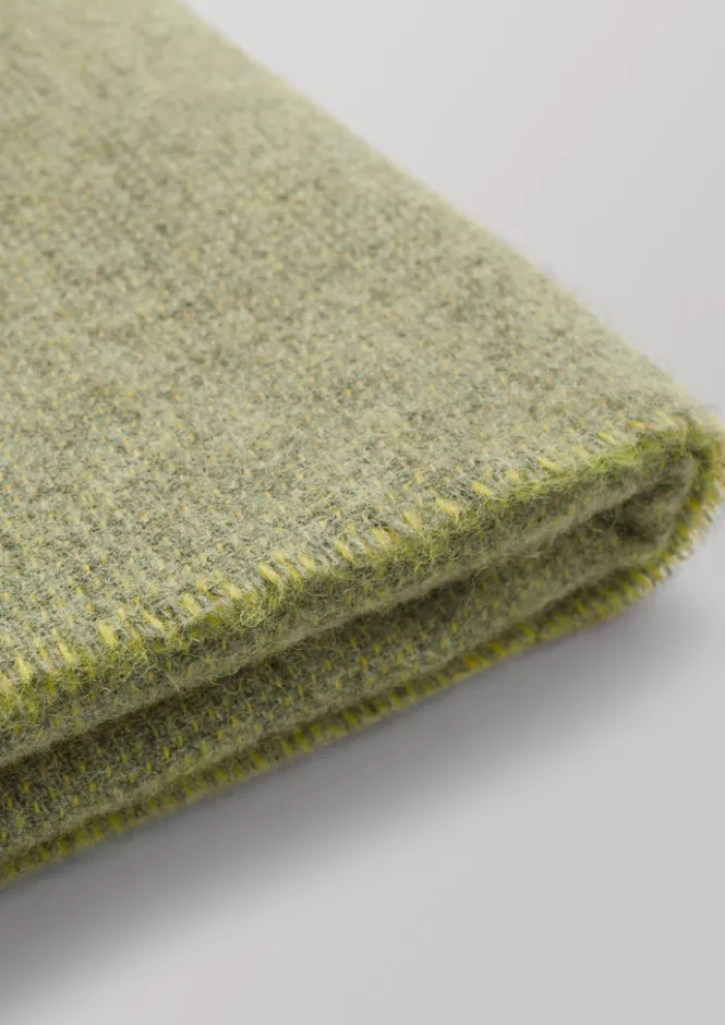 Textiles|Blankets & Throws-TOAST Brior Wool Blanket Pollen/Anthracite