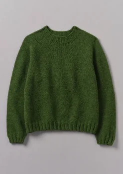 Knitwear-TOAST British Wool Sweater LawnGreen