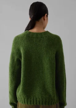 Knitwear-TOAST British Wool Sweater LawnGreen
