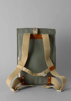 Bags & Belts|Bags & Belts-TOAST Brooks England Pickwick Canvas Backpack Sage