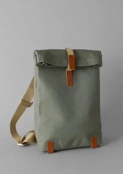 Bags & Belts|Bags & Belts-TOAST Brooks England Pickwick Canvas Backpack Sage