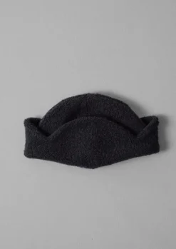 Hats, Scarves & Gloves-TOAST Cableami Wool Flight Hat Navy
