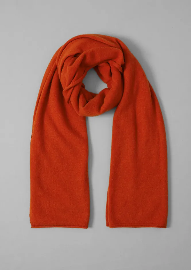 Hats, Scarves & Gloves|Cashmere-TOAST Cashmere Wool Wrap Scarf Pumpkin