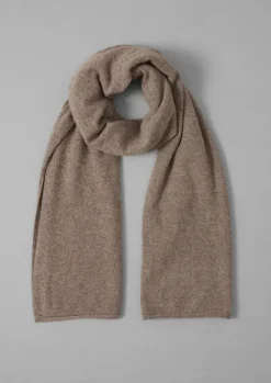 Hats, Scarves & Gloves-TOAST Cashmere Wool Wrap Scarf Pebble