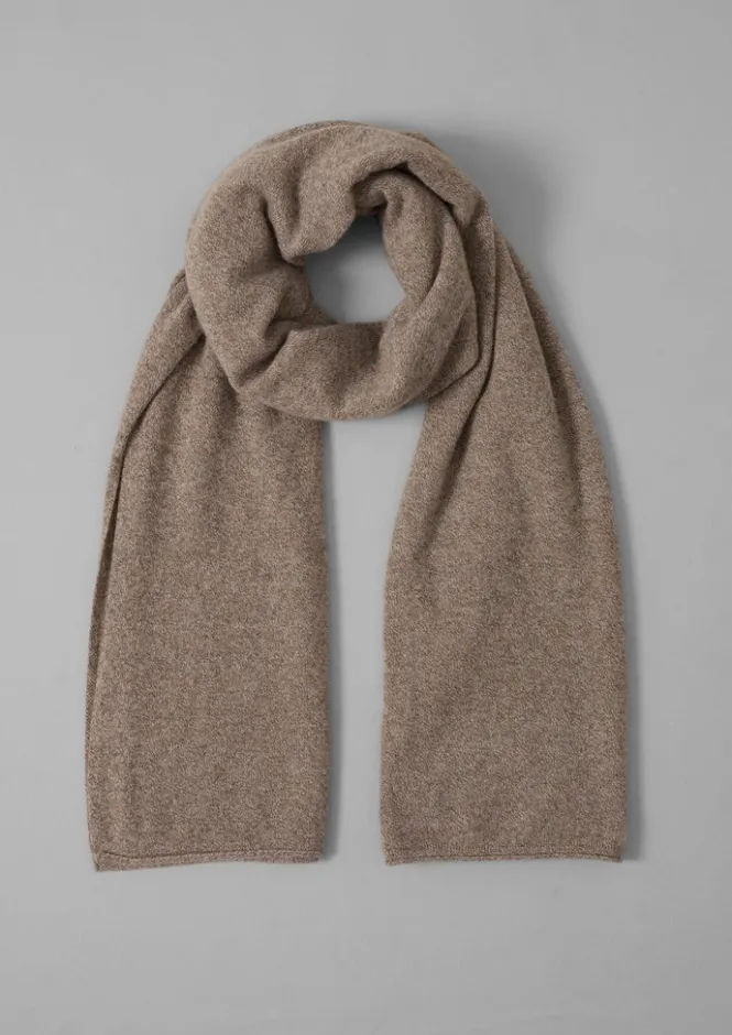 Hats, Scarves & Gloves-TOAST Cashmere Wool Wrap Scarf Pebble
