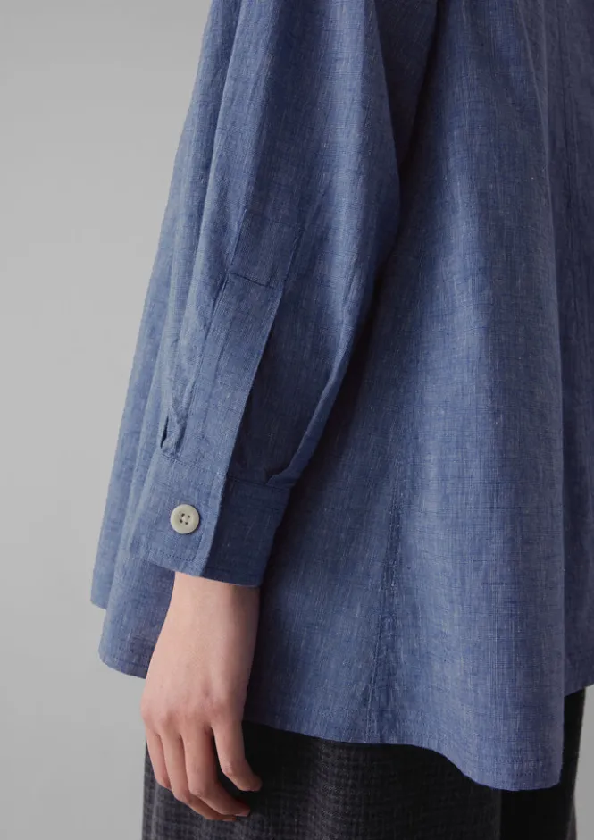 Workwear|Shirts-TOAST Cotton Shirt Chambray