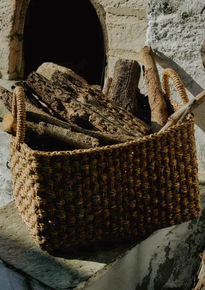 Baskets-TOAST Chatai Weave Hogla Storage Basket Natural