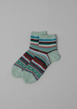 Socks & Tights-TOAST Chup Luz Organic Cotton Socks Mist