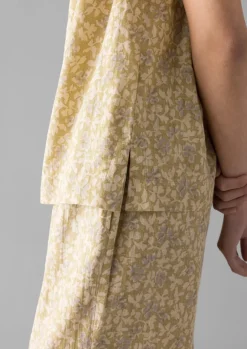 Nightwear-TOAST Collage Floral Cotton Pyjamas PaleGold