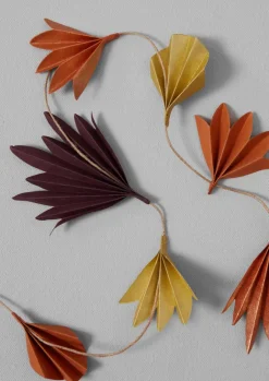 Christmas Decorations-TOAST Concertina Petal Paper Garland Berry/Multi