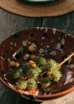 Ceramics|Tableware-TOAST Cortona Splatter Bowl Terracotta/Multi