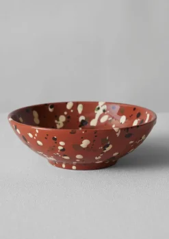 Ceramics|Tableware-TOAST Cortona Splatter Bowl Terracotta/Multi