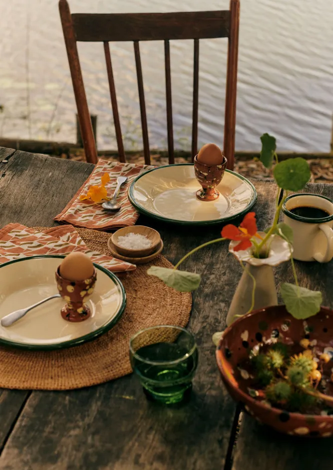 Ceramics|Tableware-TOAST Cortona Splatter Bowl Terracotta/Multi